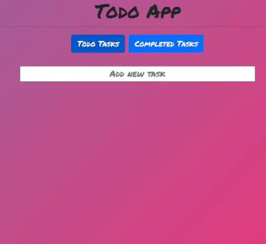 ToDo app